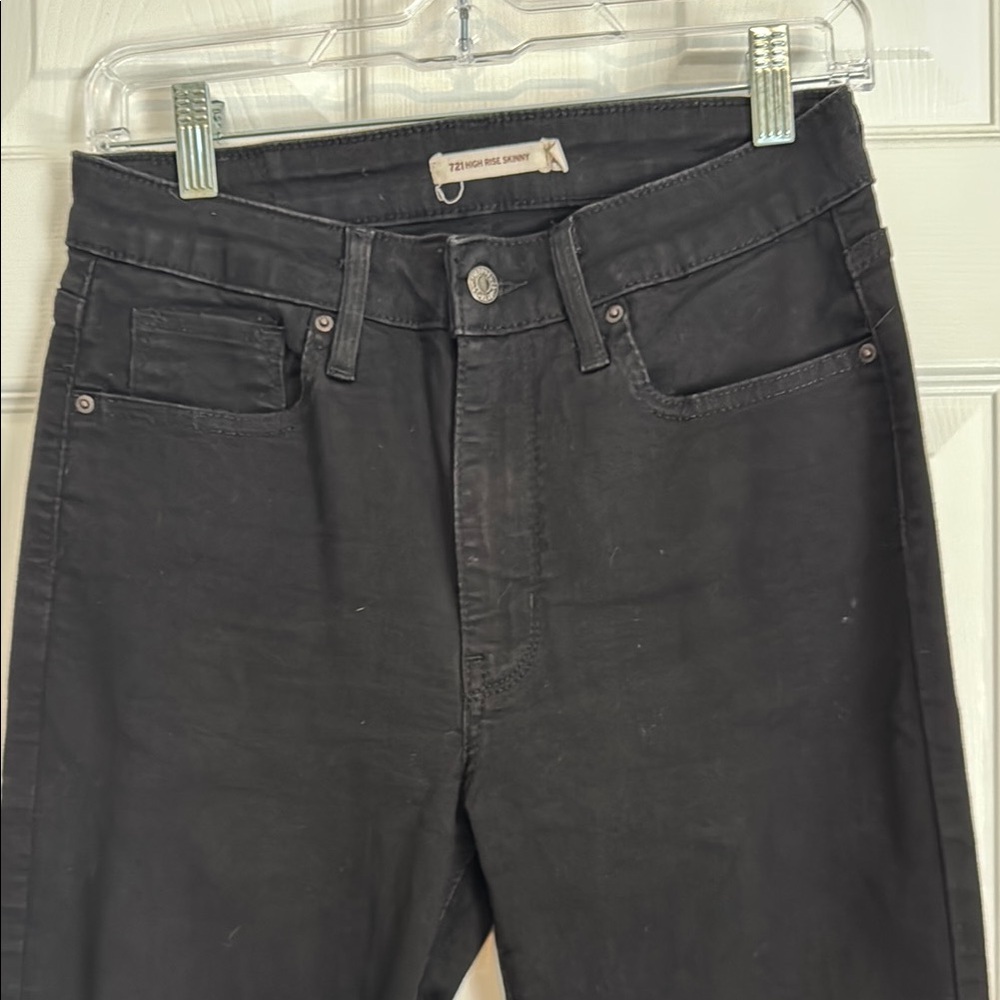 Levi's Women's 721 Black Skinny Jeans